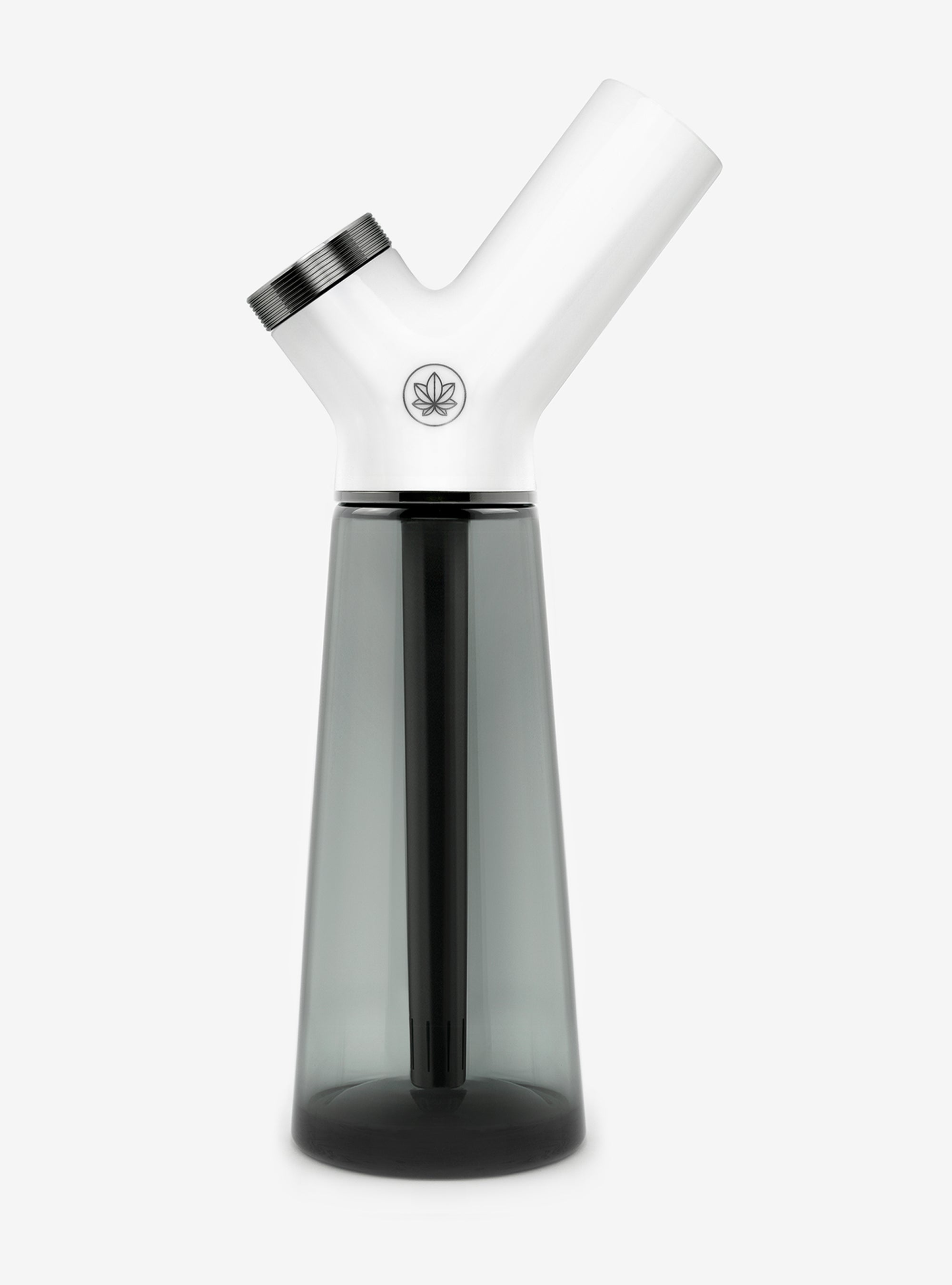 Waterpipe <p>13 | White-Black | Smoked Glass</p>