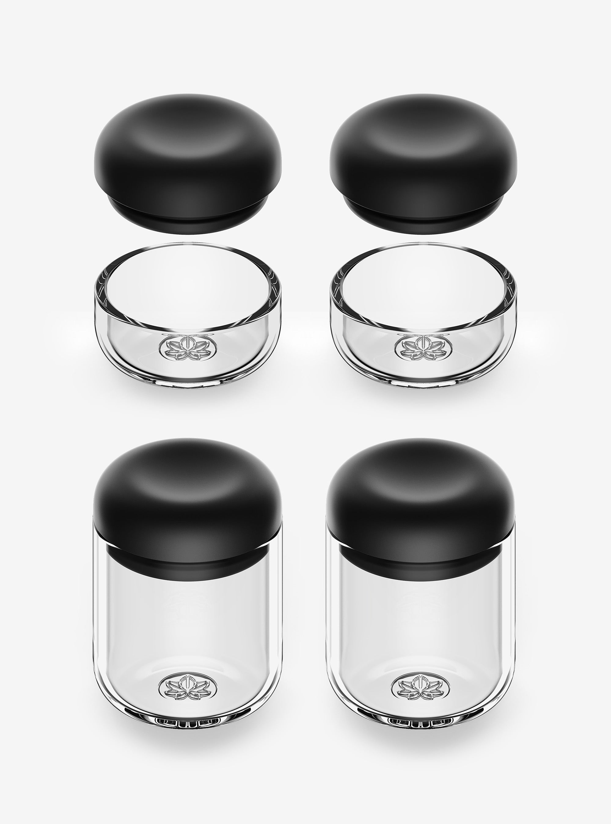 Heir Storage Set | Grinder & Glass Storage Jar Bundle